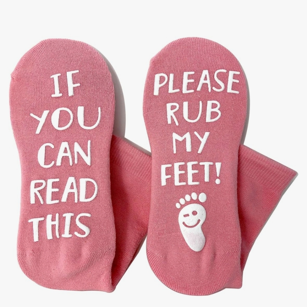 Silly Obsessions "If You Can Read This" Funny Socks